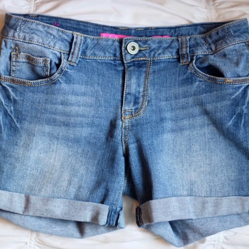 Blue Denim Shorts